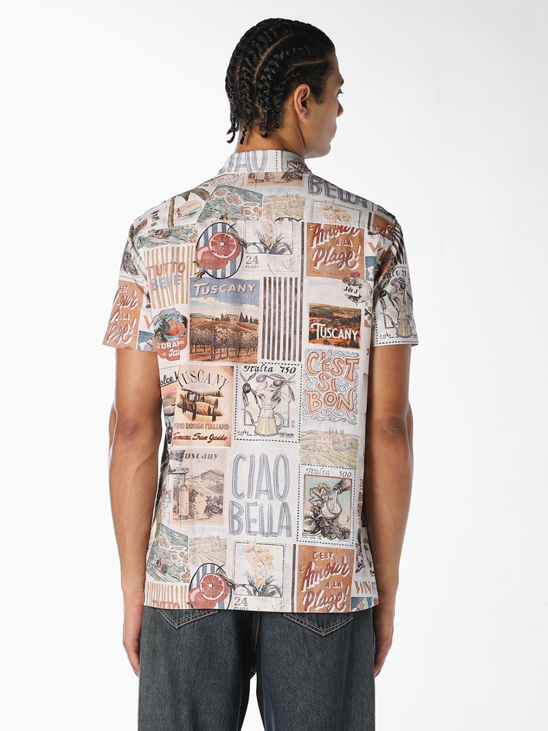 Printed Resort Collar Shirt