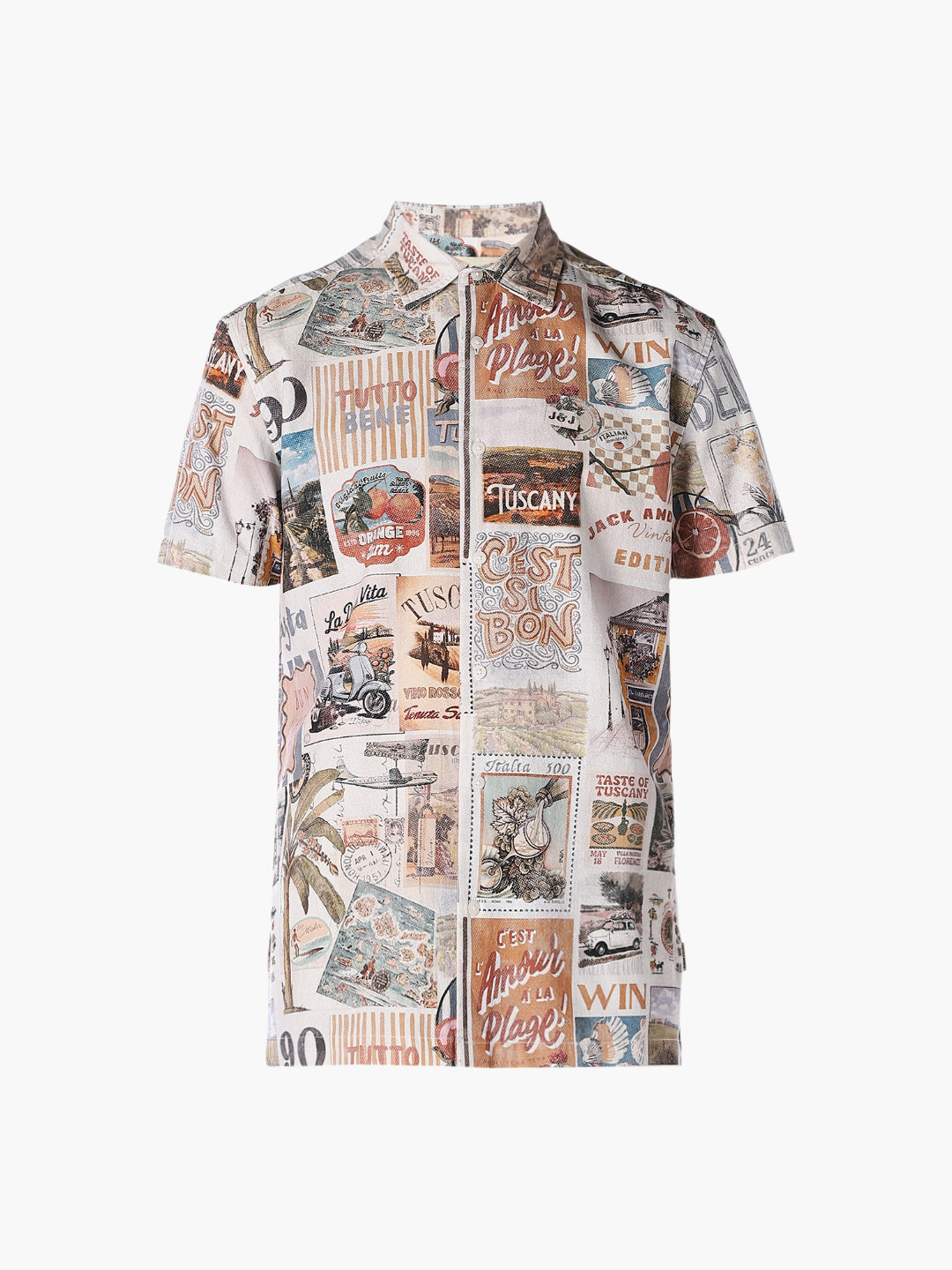 Printed Resort Collar Shirt