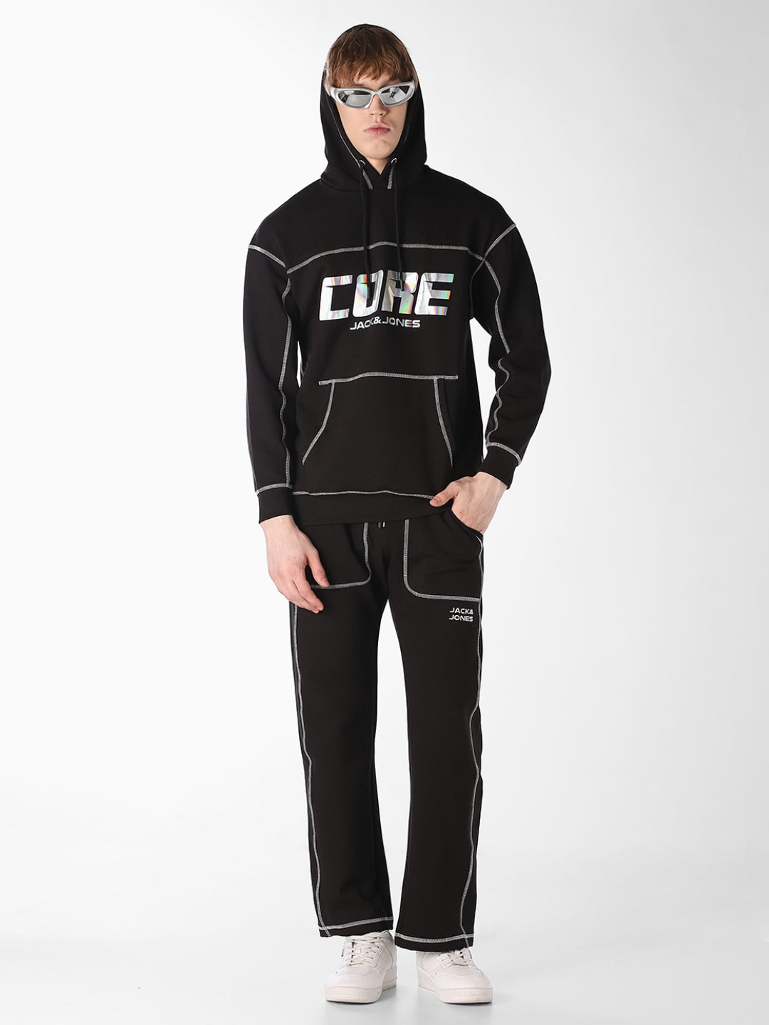 Contrast Stitch Sweatpants