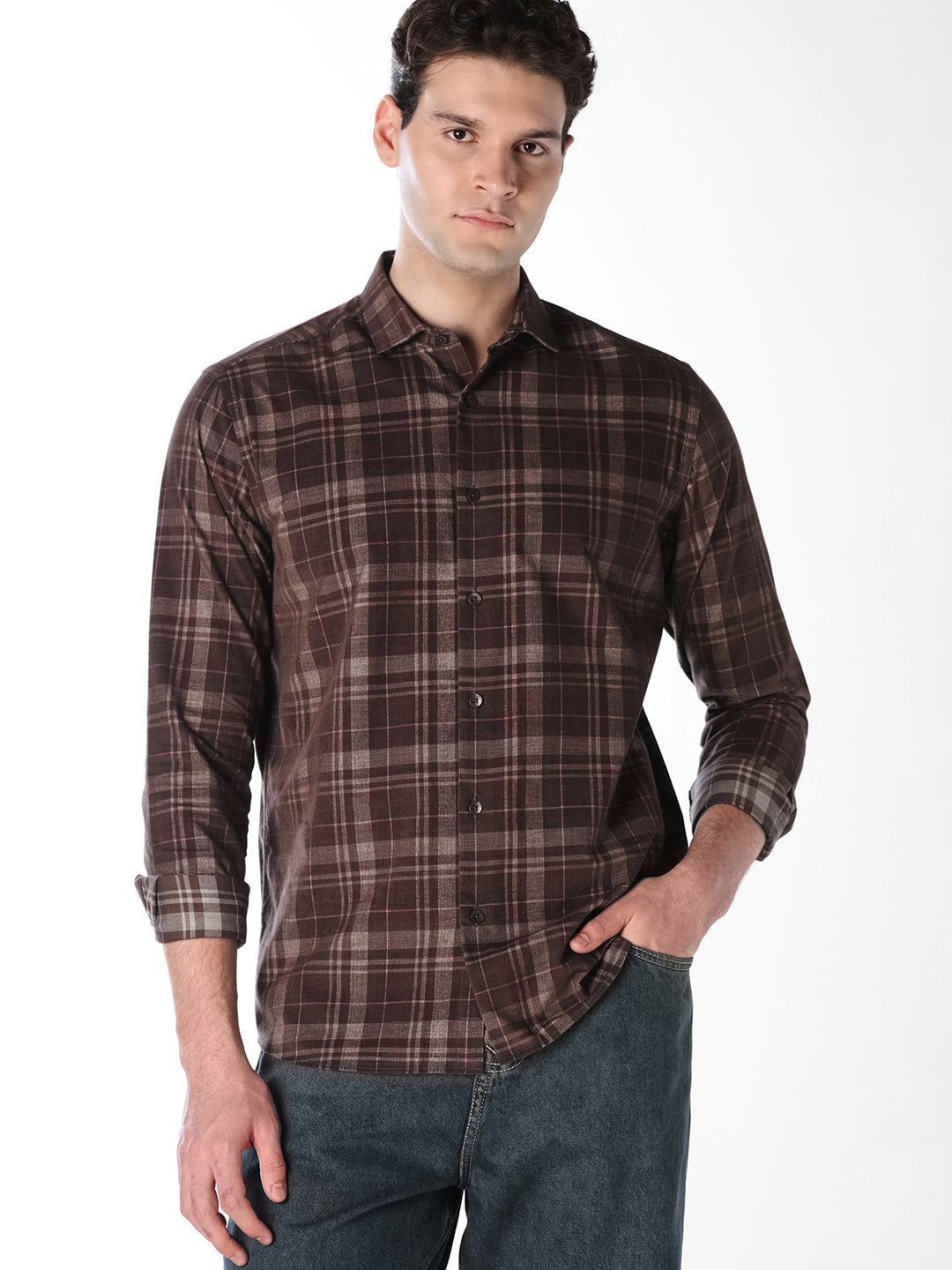 Check Cotton Shirt