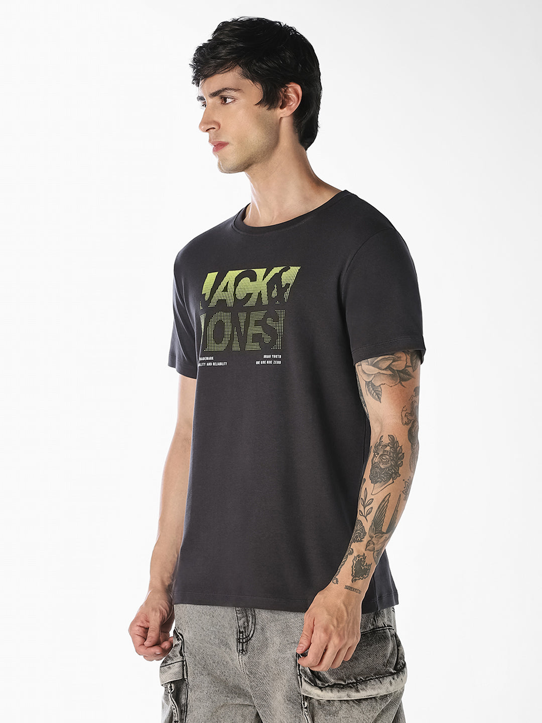 Black Logo Print T-Shirt