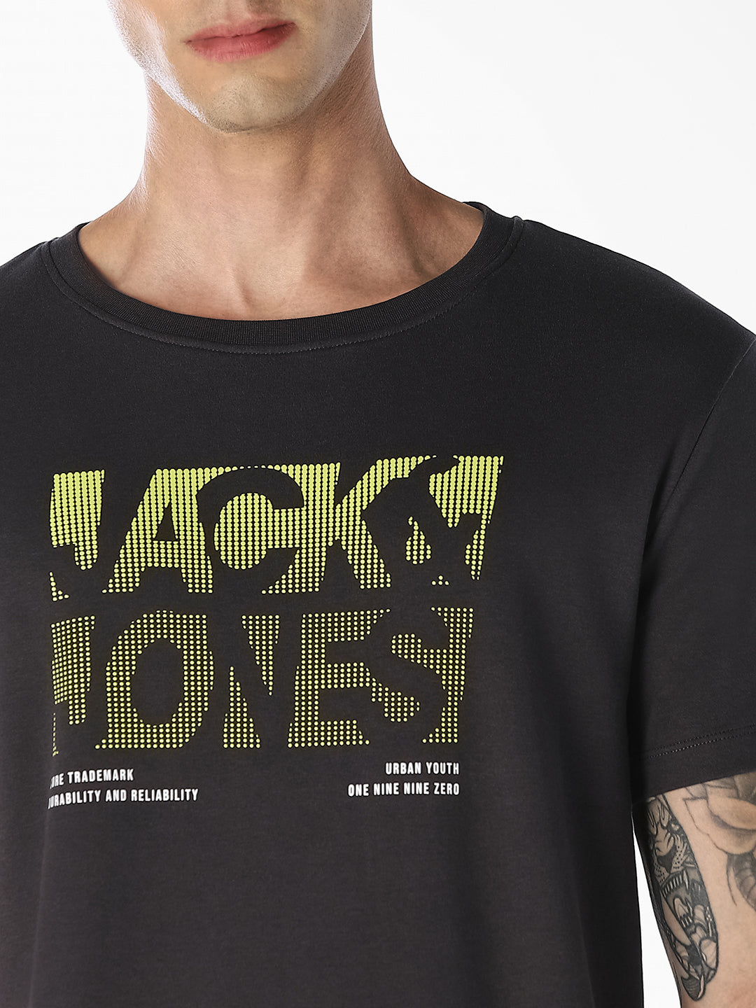 Black Logo Print T-Shirt