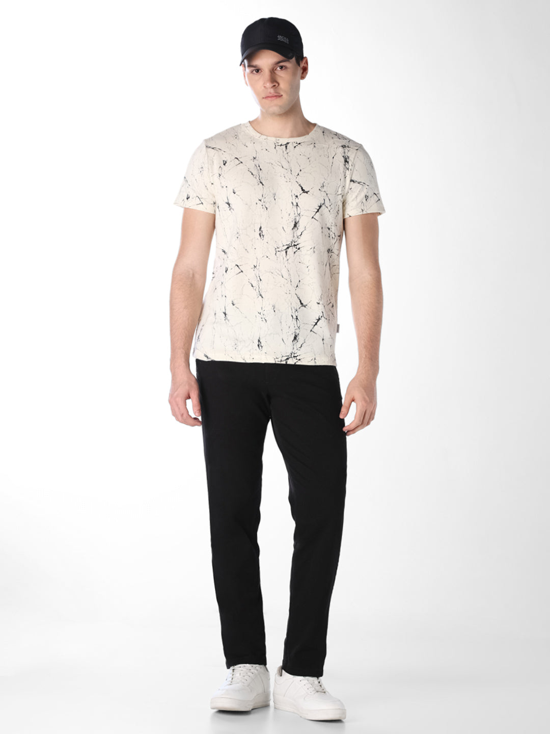 White Printed T-shirt