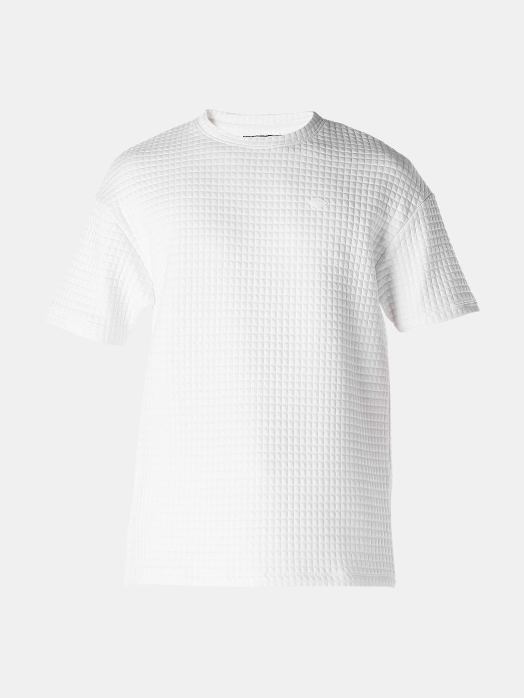 White Solid Oversized Fit T-shirt