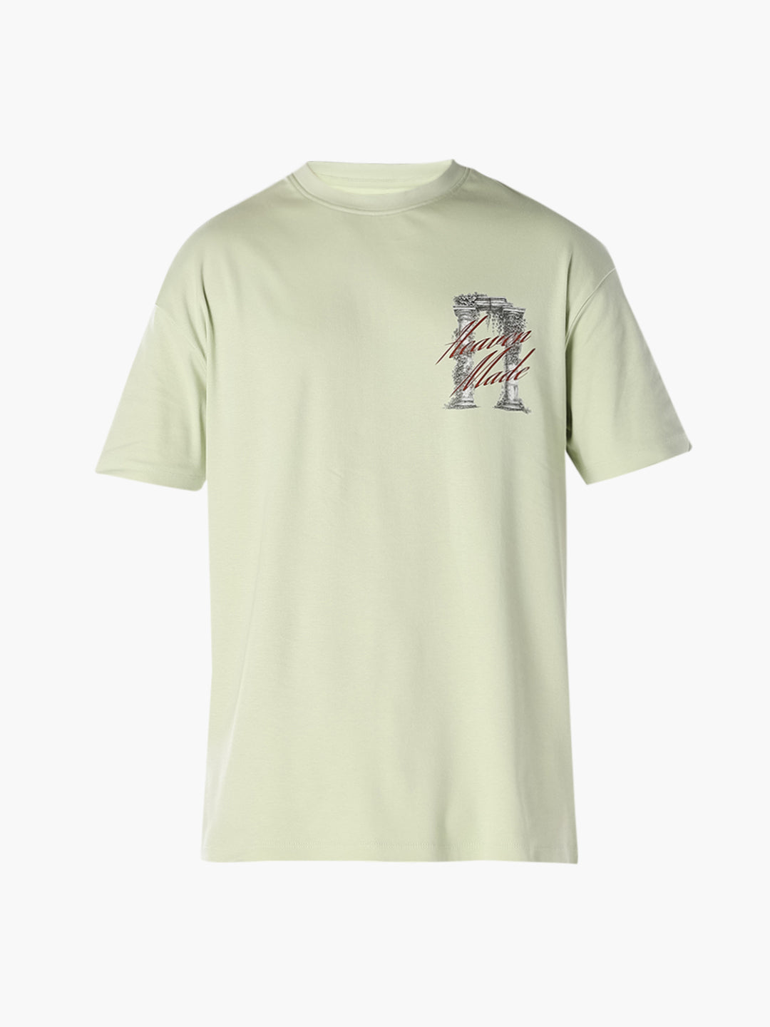Sage Green Graphic Oversized T-Shirt