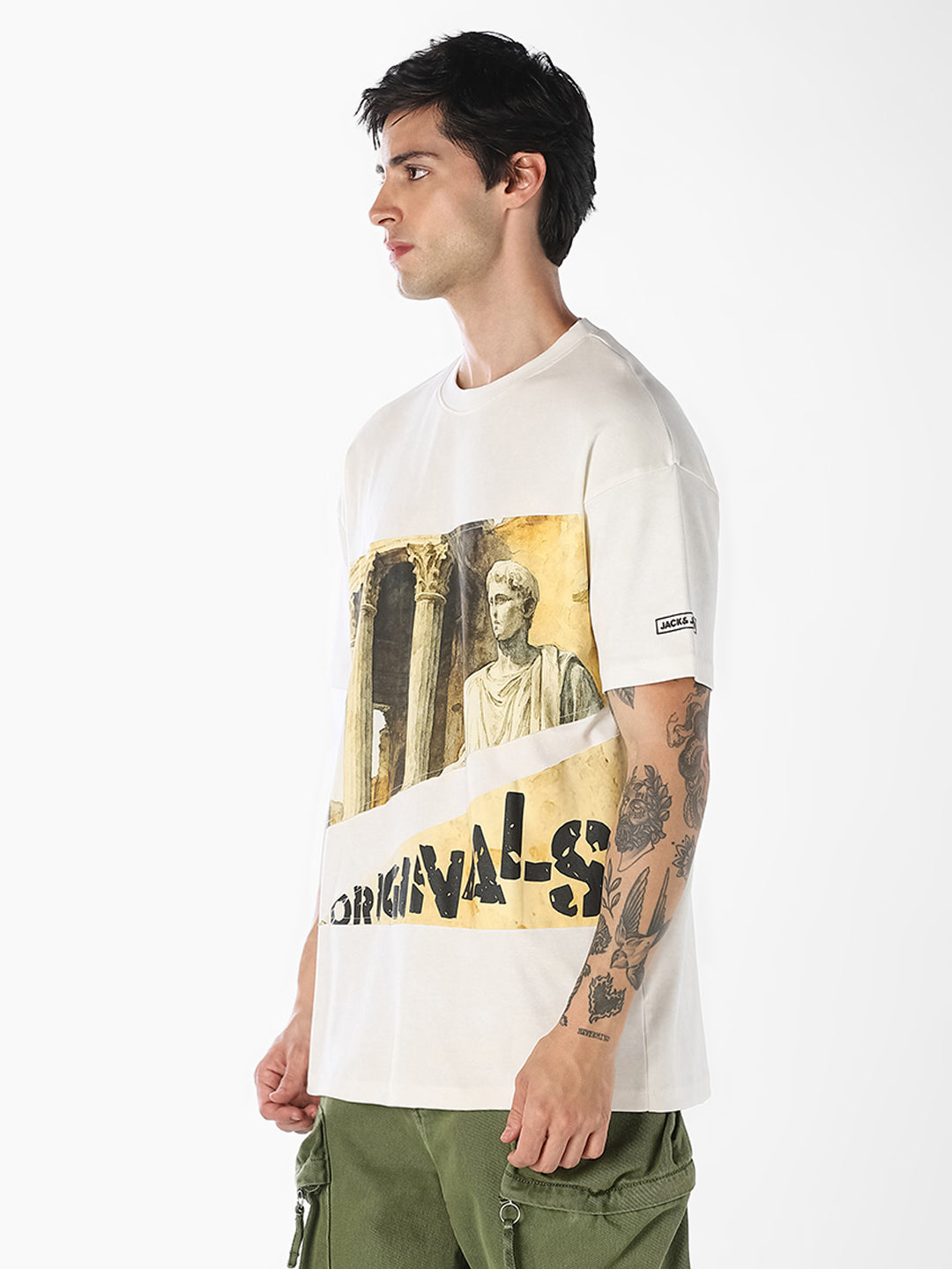 Printed Cotton Oversized T-shirt