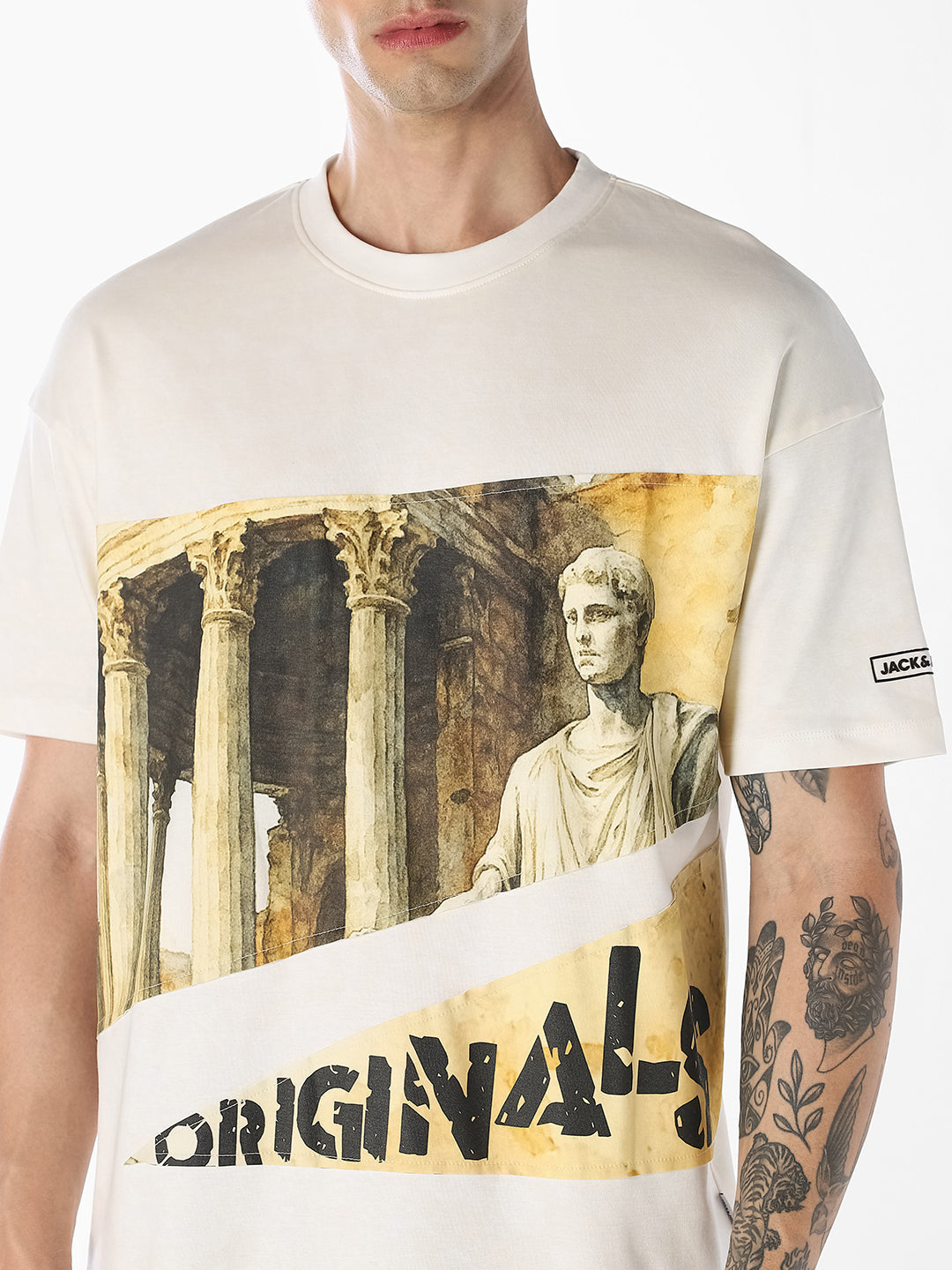 Printed Cotton Oversized T-shirt