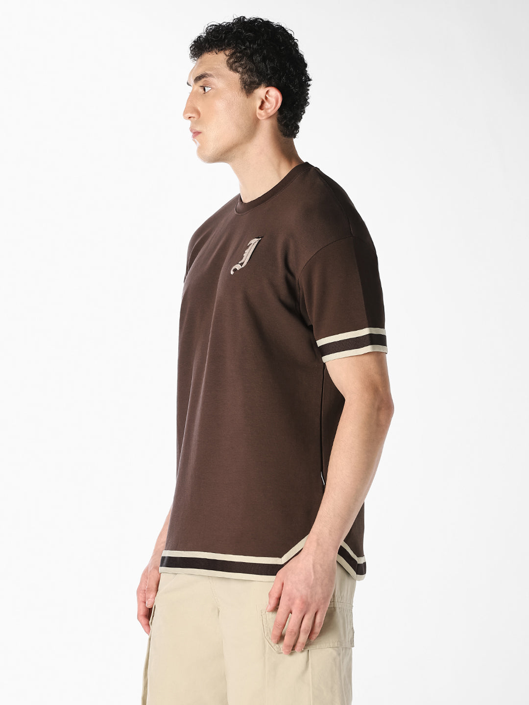 Brown Oversized Graphic T-Shirt