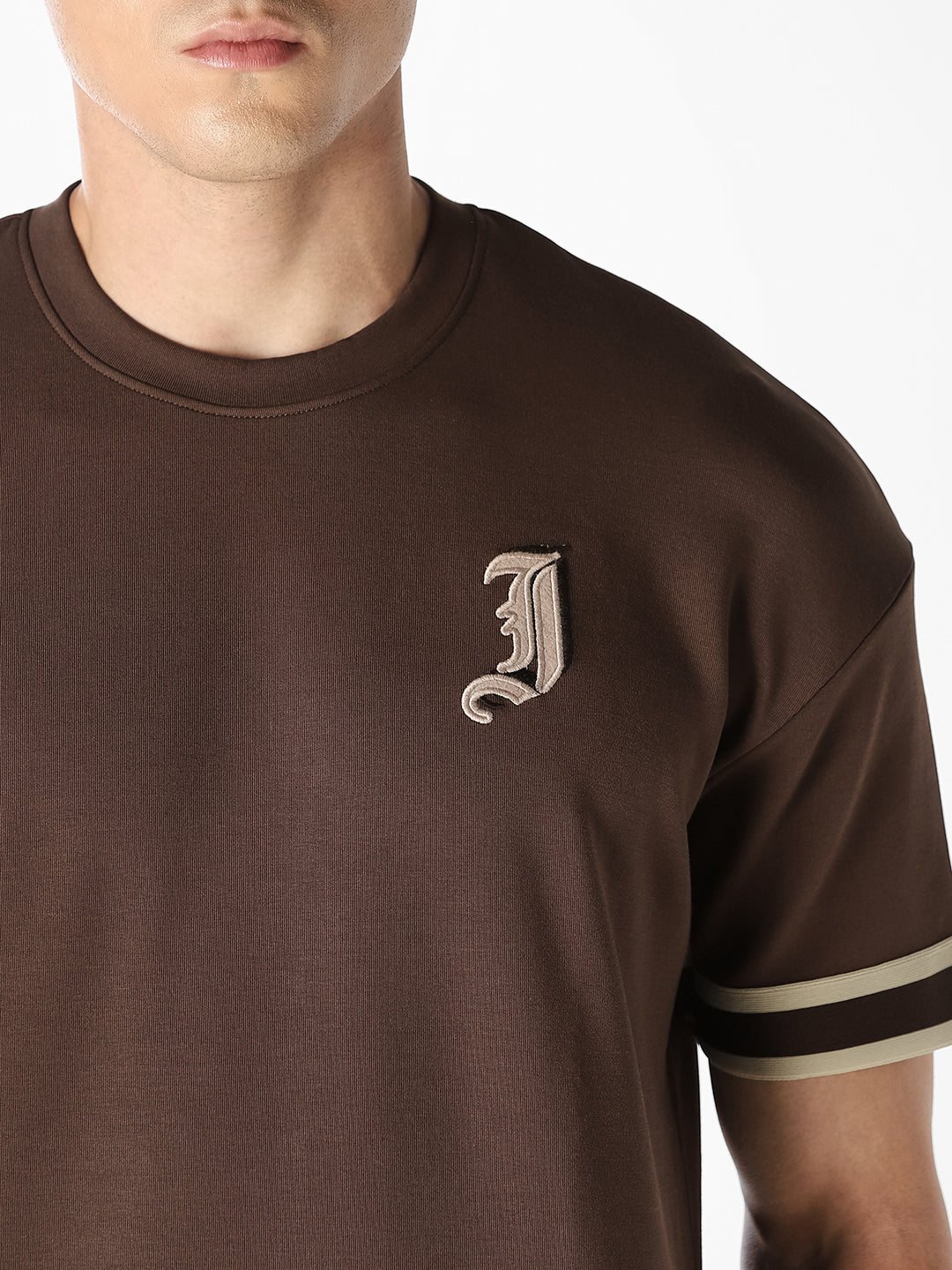 Brown Oversized Graphic T-Shirt
