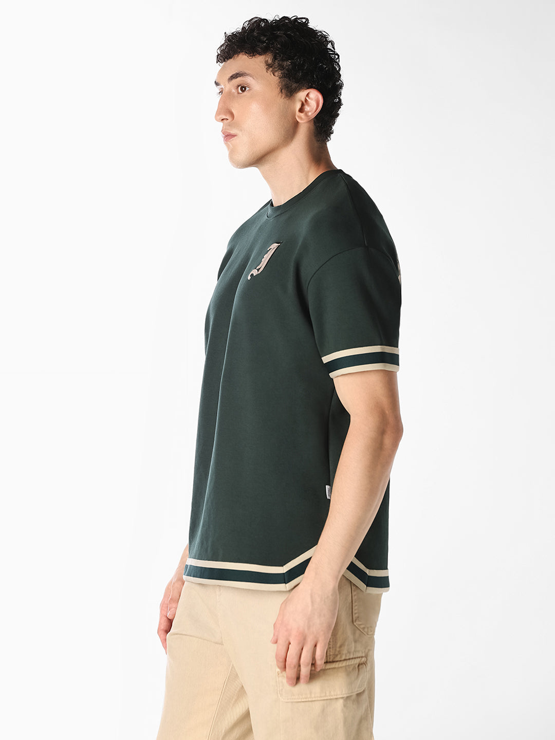 Green Oversized Graphic T-Shirt