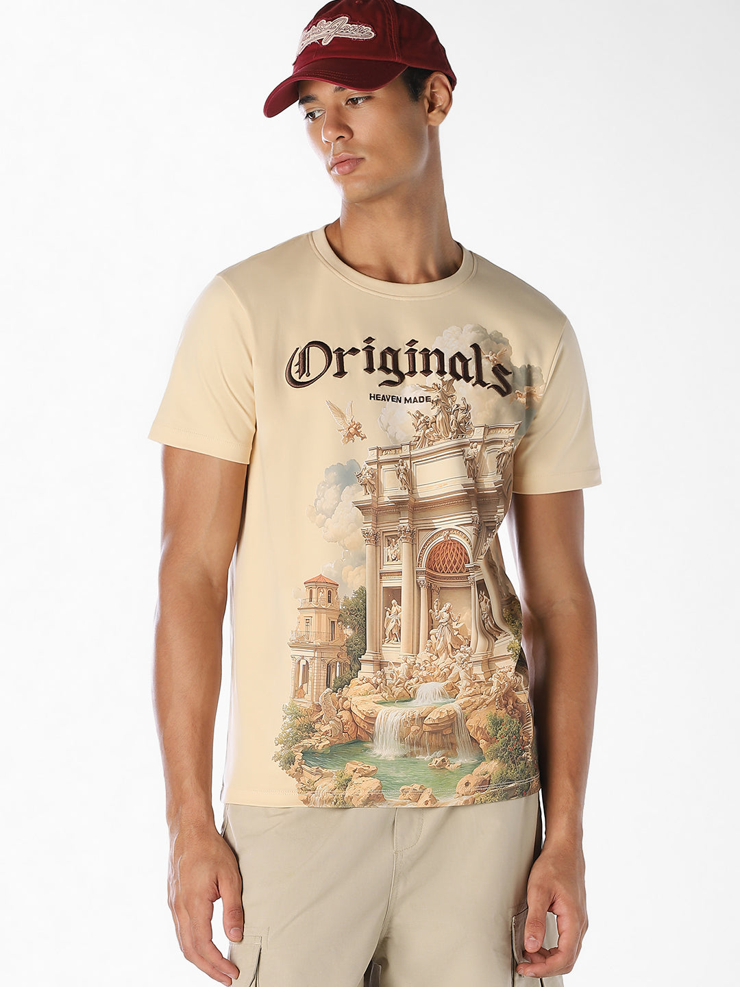 Cotton Printed Crew Neck T-shirt