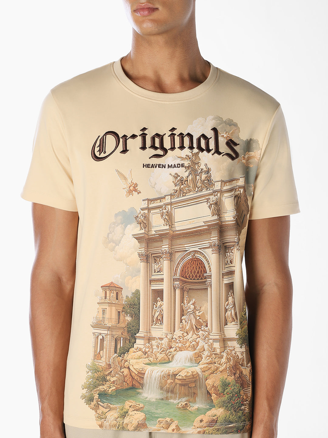 Cotton Printed Crew Neck T-shirt