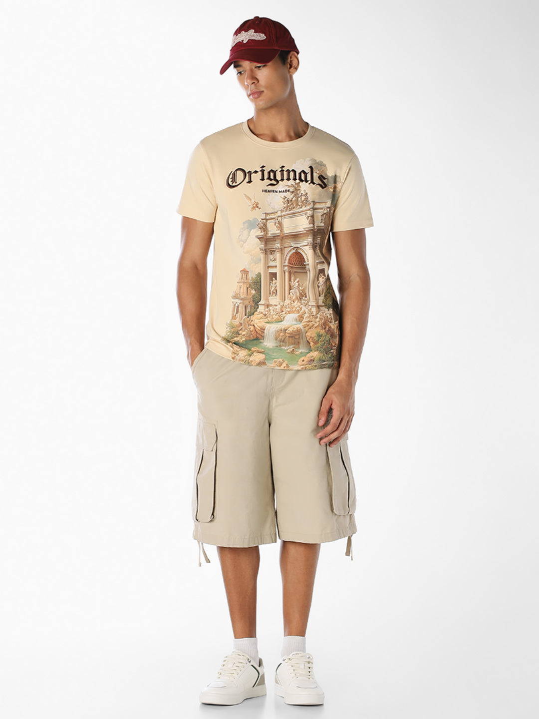 Cotton Printed Crew Neck T-shirt