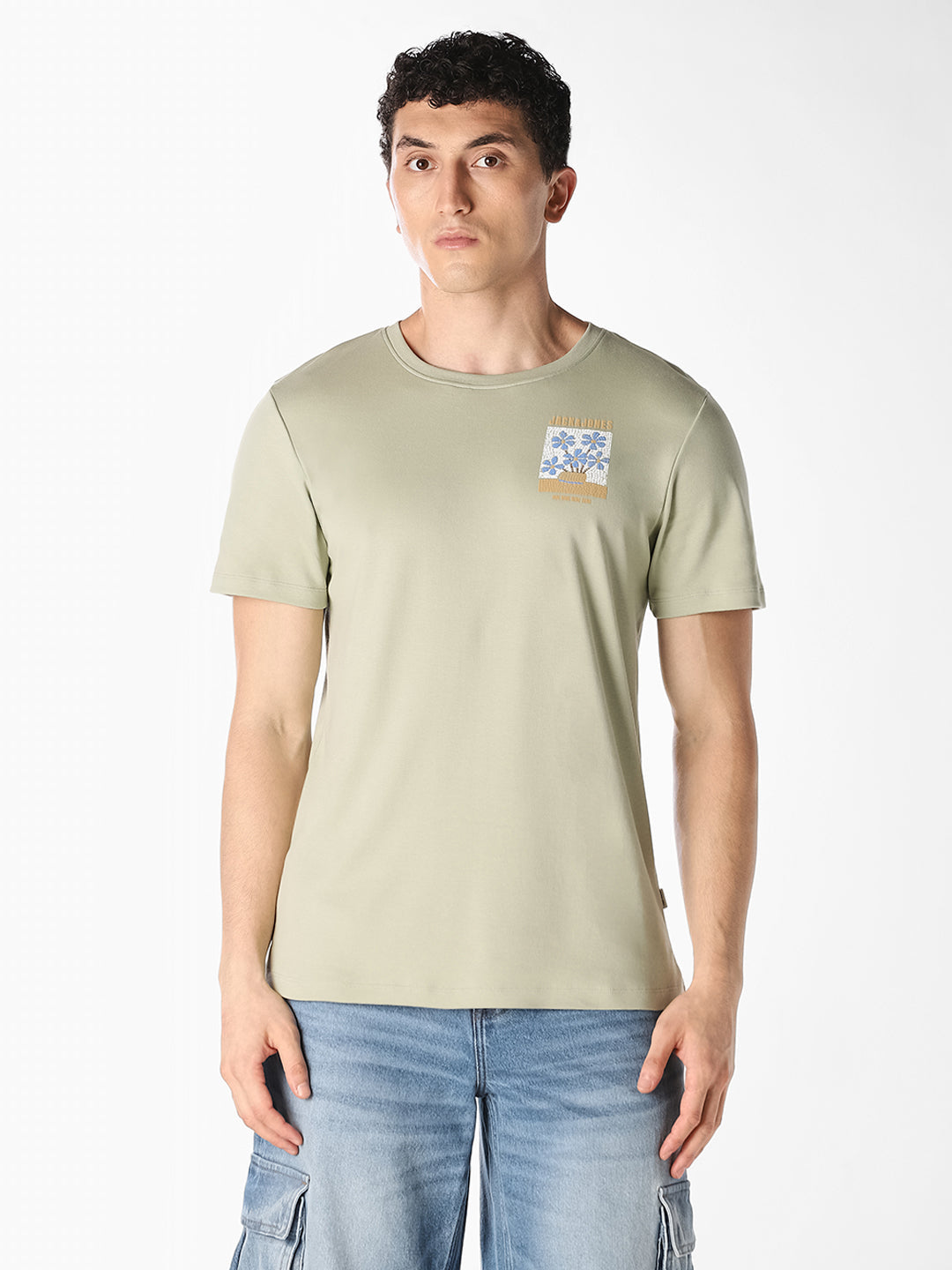 Green Graphic Print T-shirt