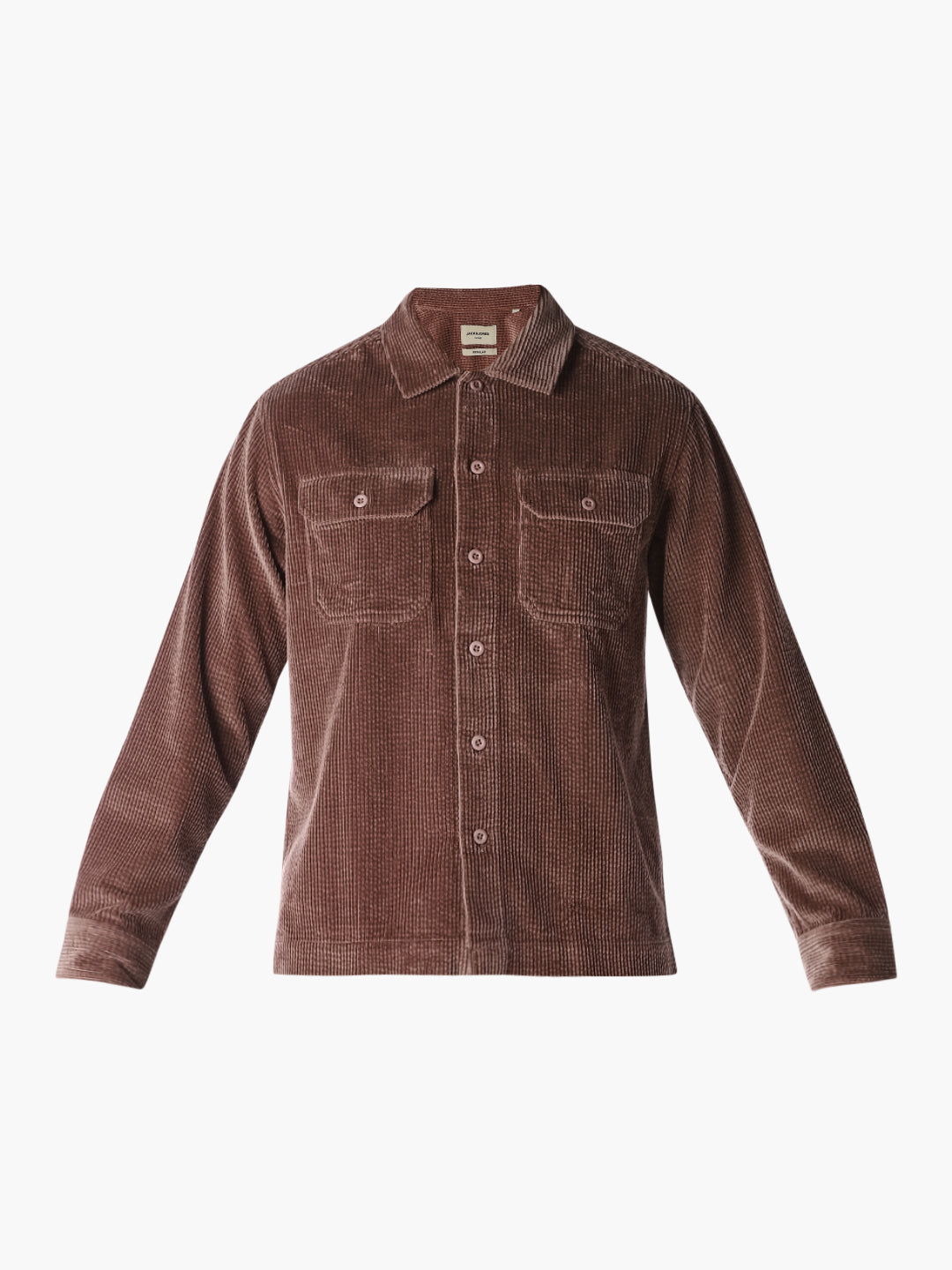 Brown Corduroy Oversized Shirt