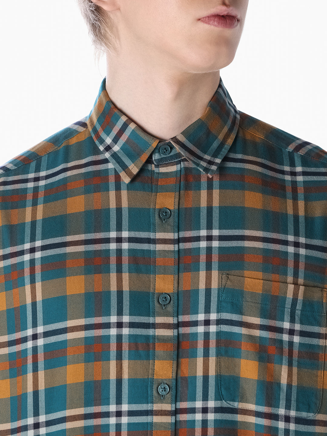 Multi-Colour Check Cotton Shirt