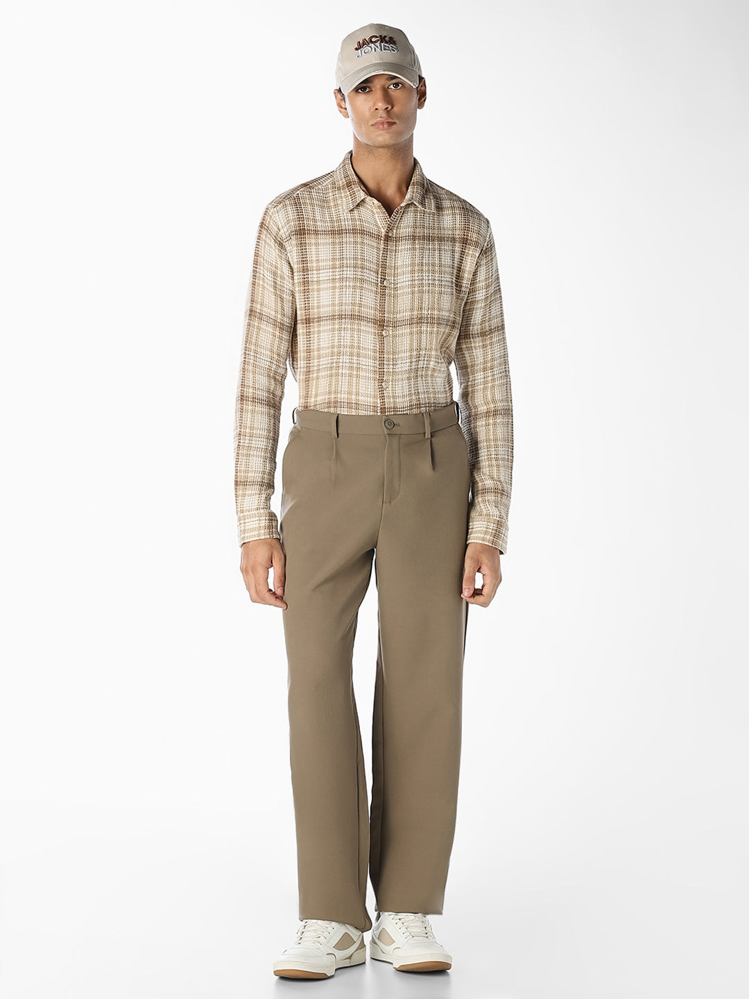Check Print Cotton Shirt