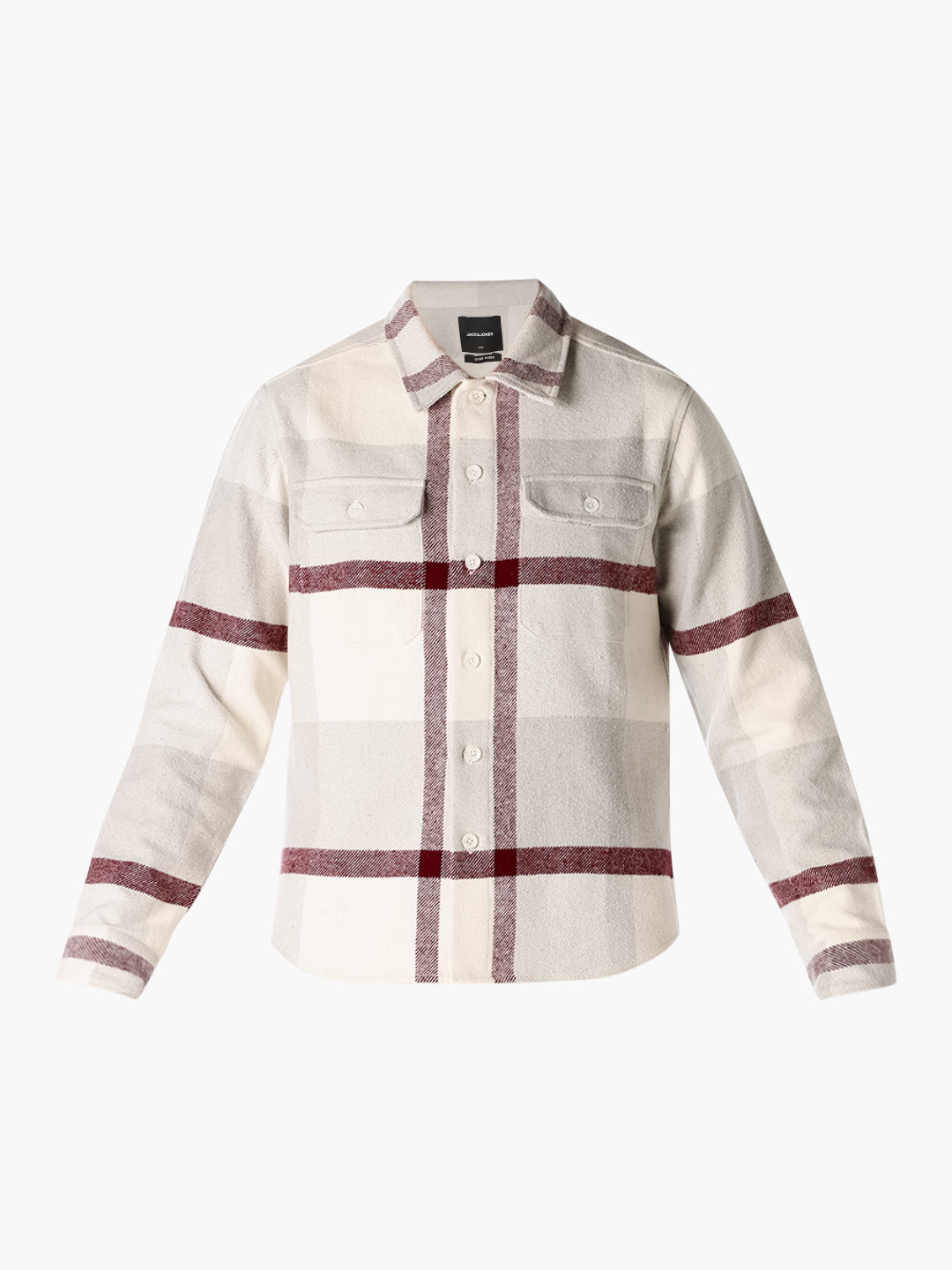 White Check Cotton Shirt