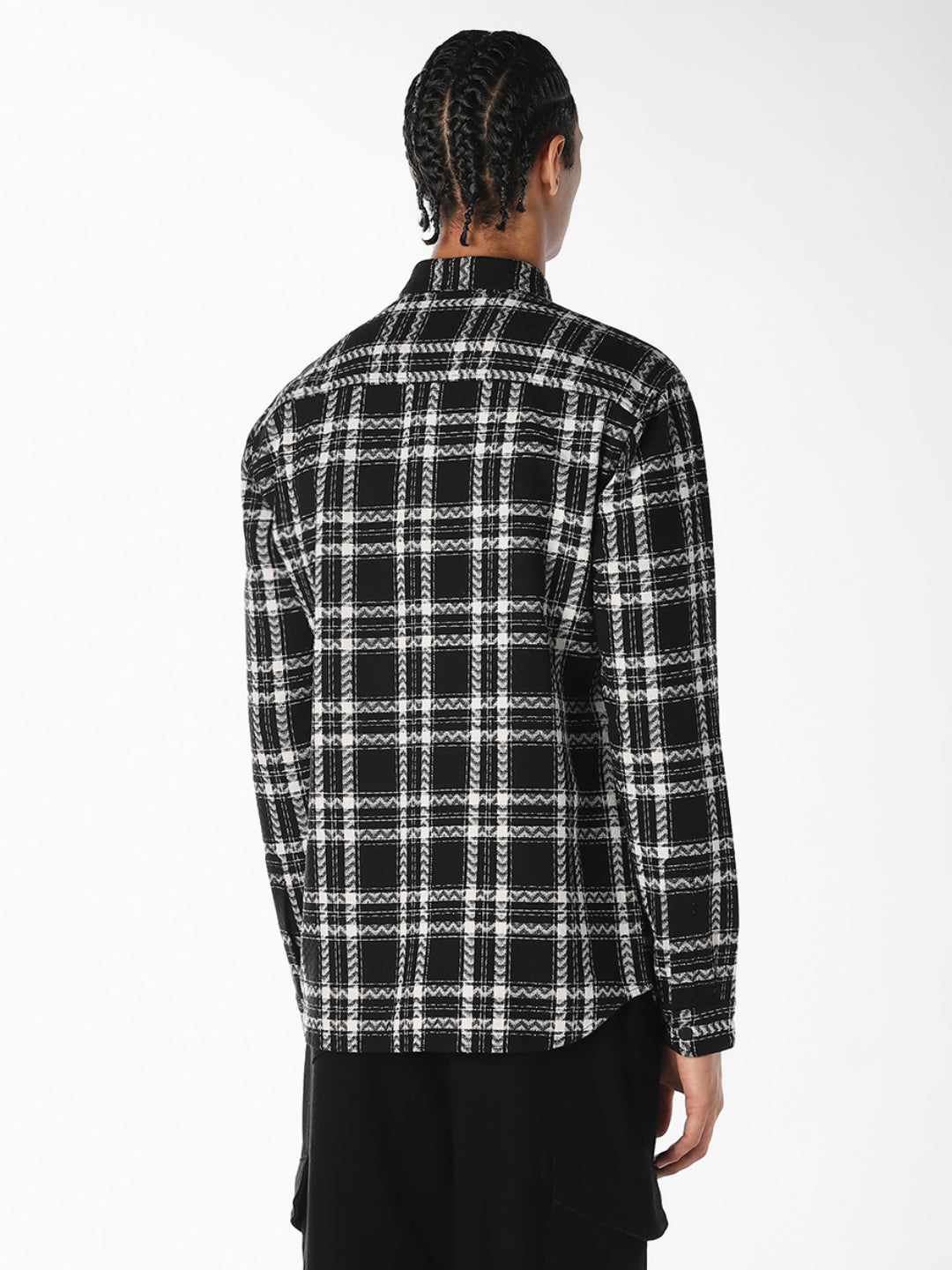Check Print Cotton Shirt