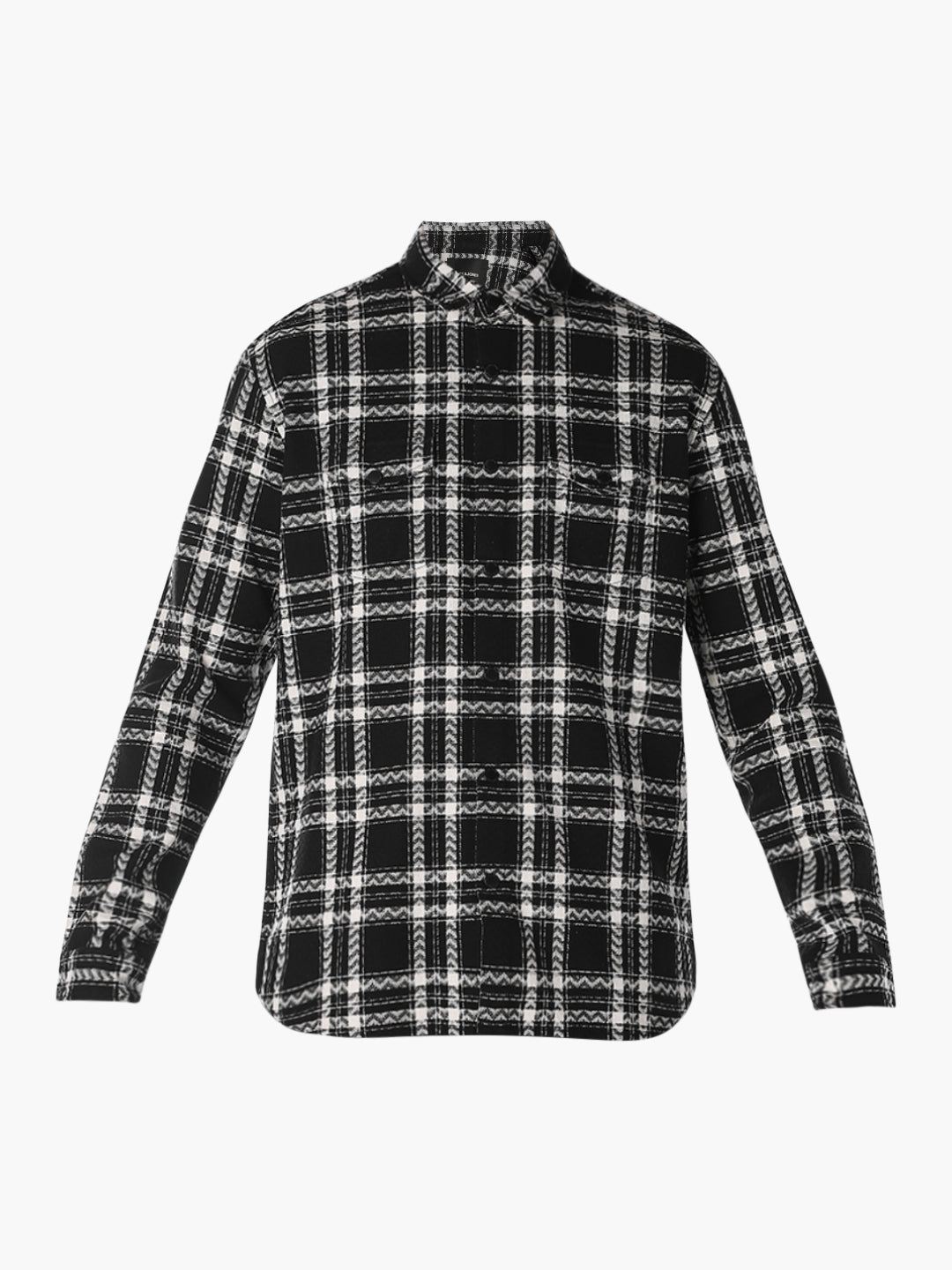 Check Print Cotton Shirt
