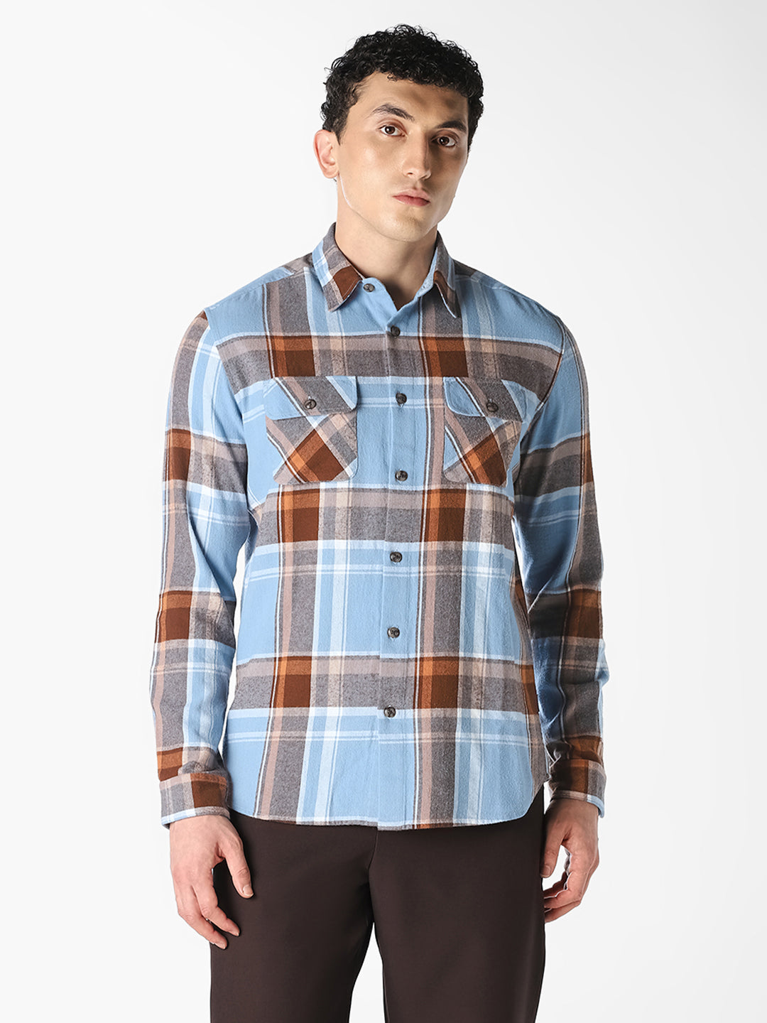 Check Cotton Shirt