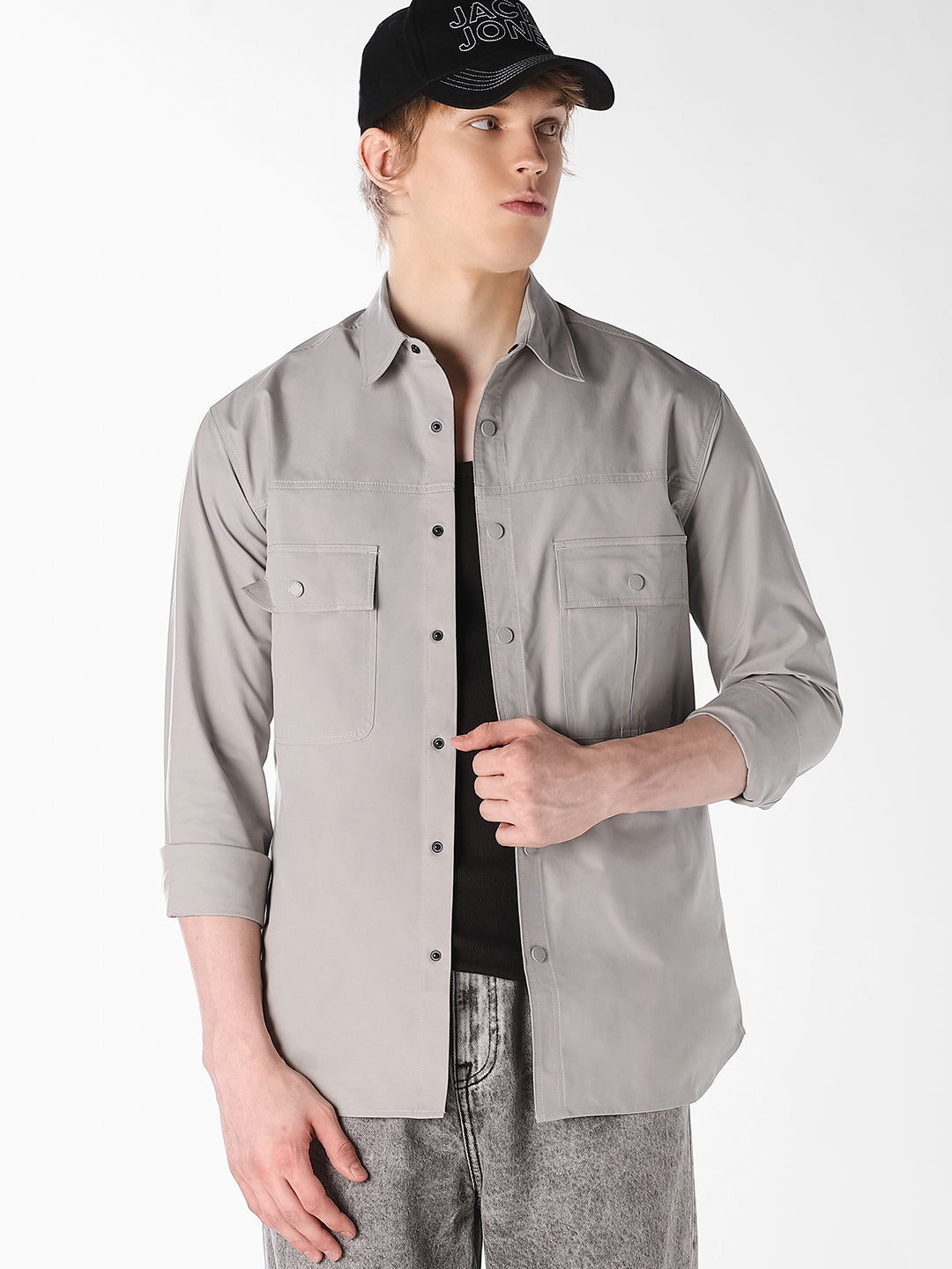 Plain Weave Solid Shirt