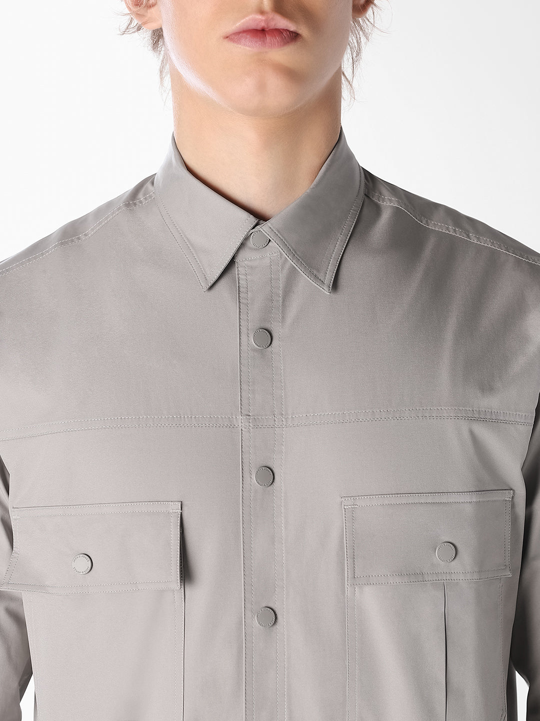 Plain Weave Solid Shirt