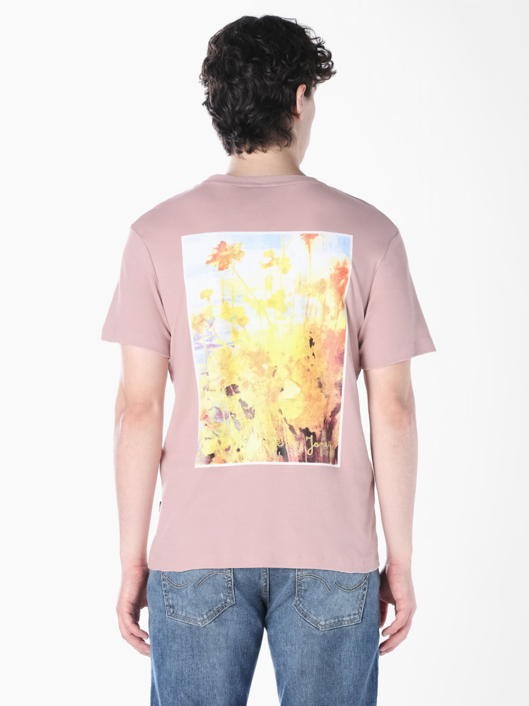Floral Print Crew Neck T-shirt