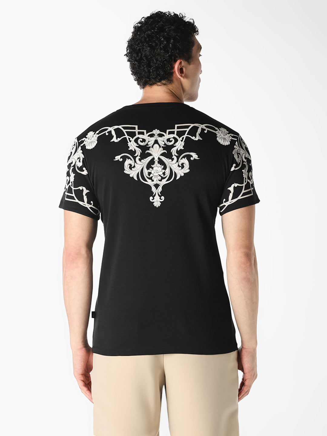 Black Graphic Print T-Shirt