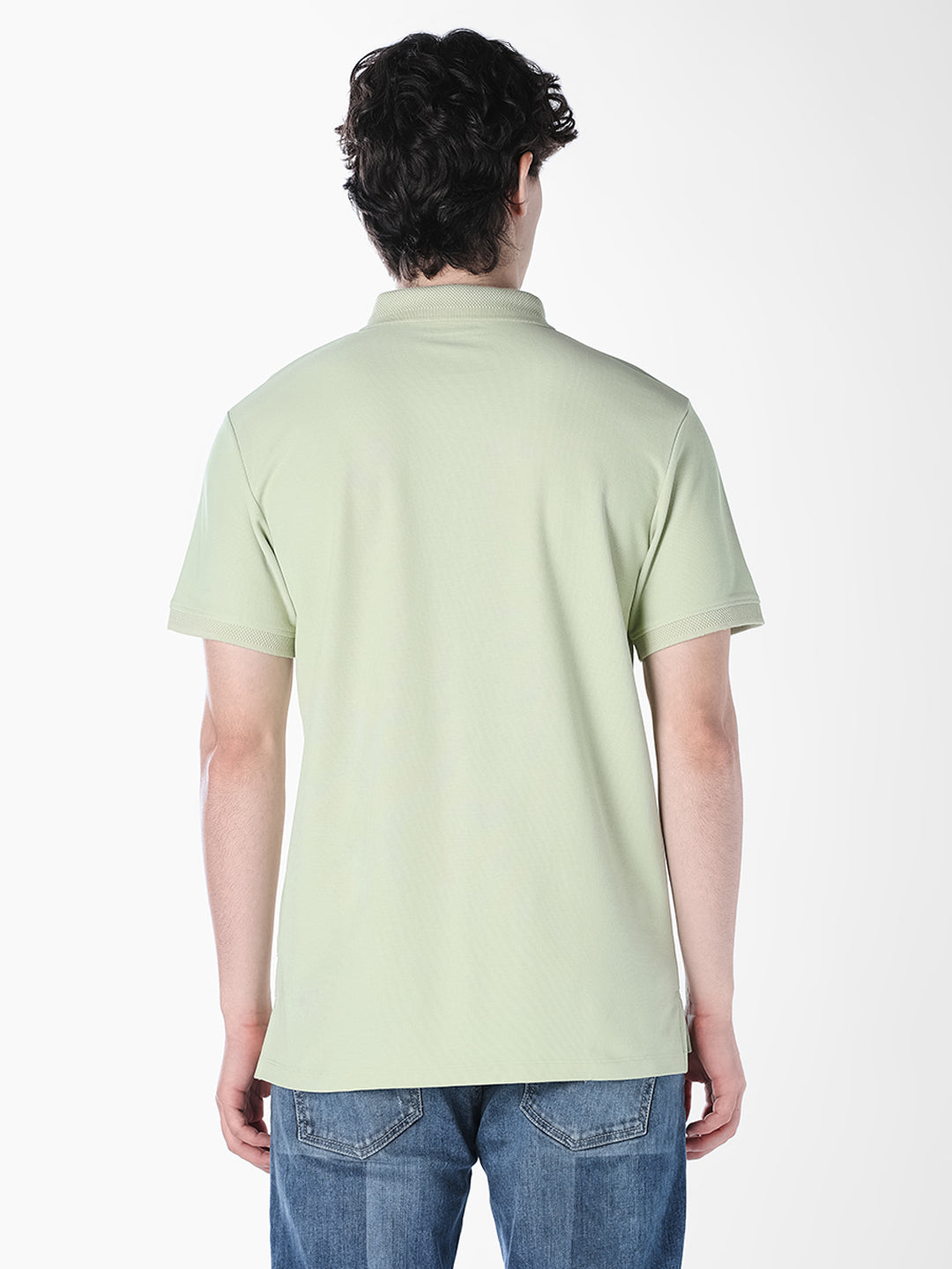 Light Green Cotton Polo