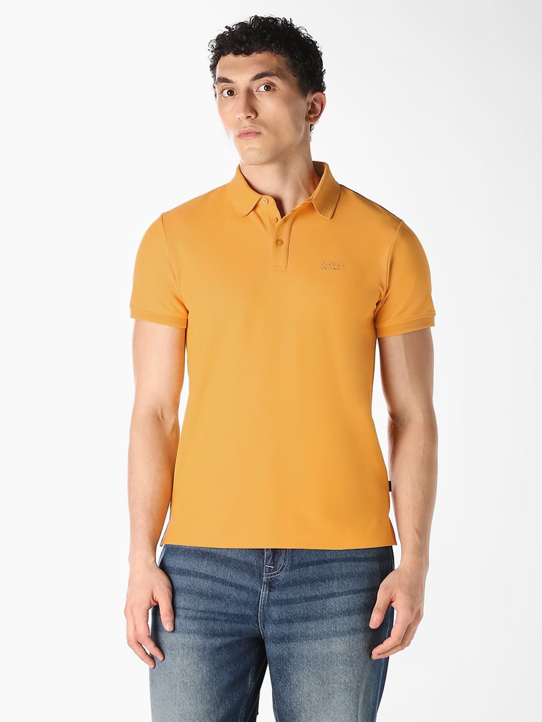 Jacquard Cotton Polo