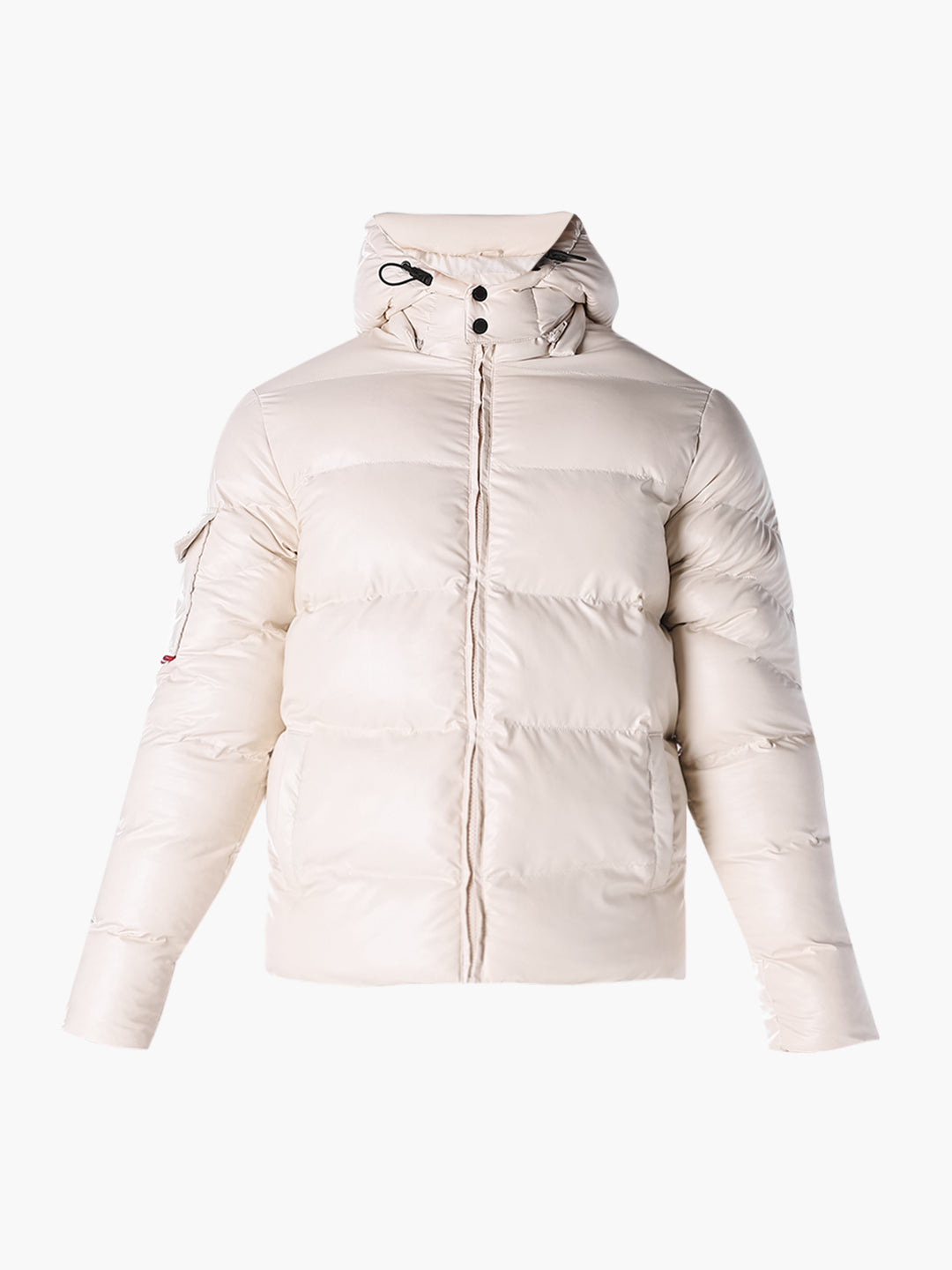White placement print Regular Fit Jacket