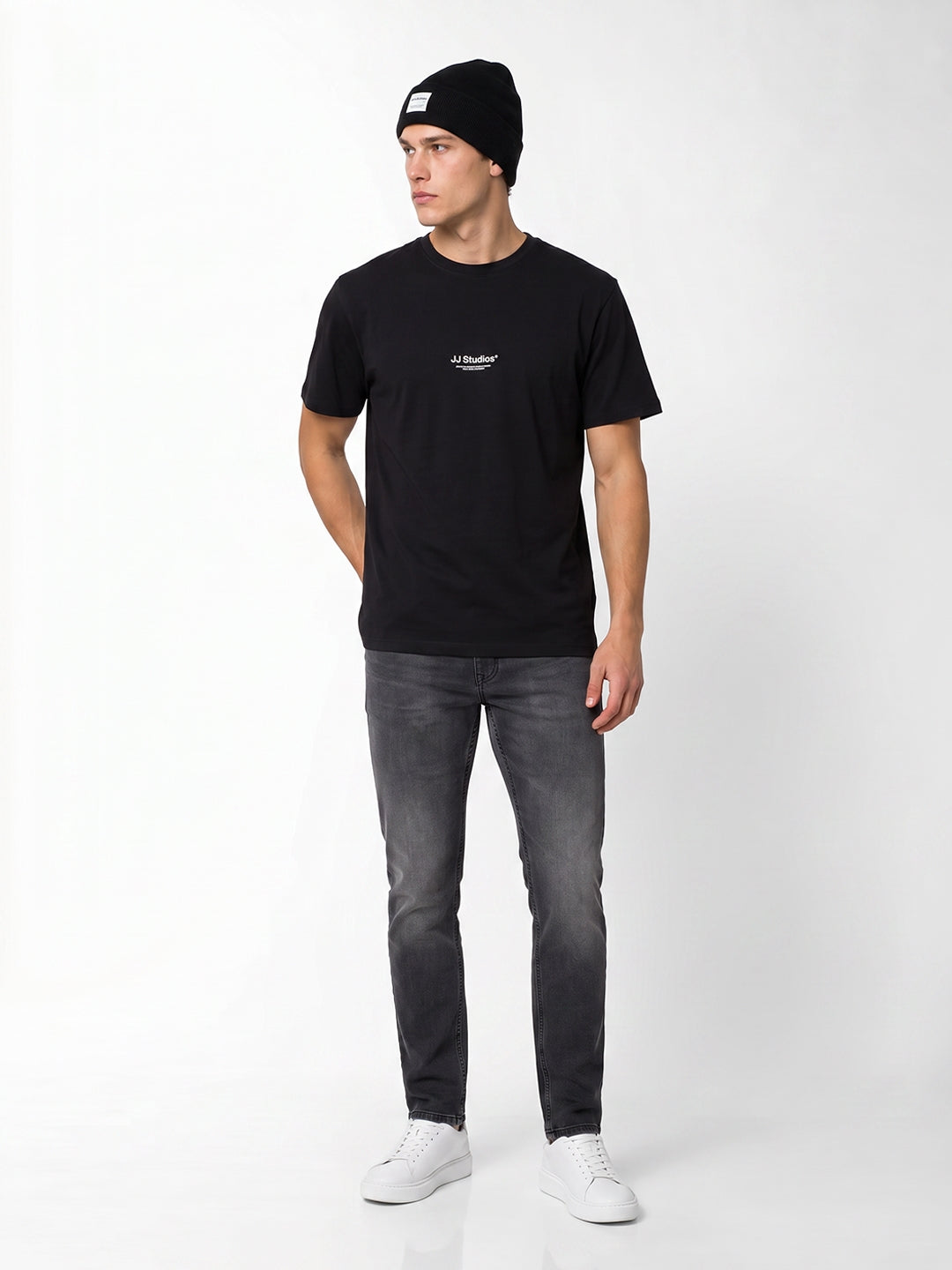 Dark Grey Glenn Slim Fit Jeans