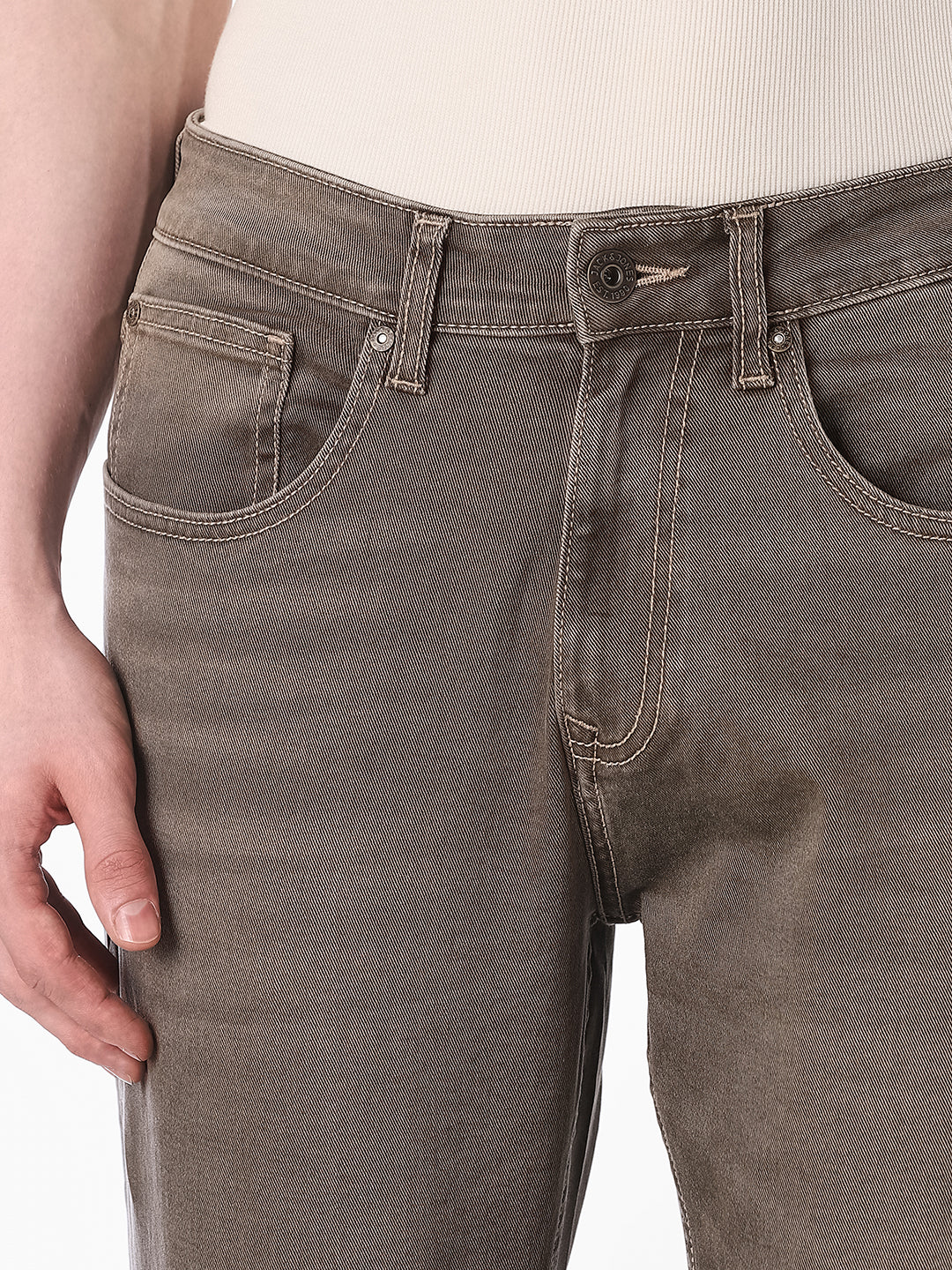 Dark Olive Cliff BOOTCUT Jeans