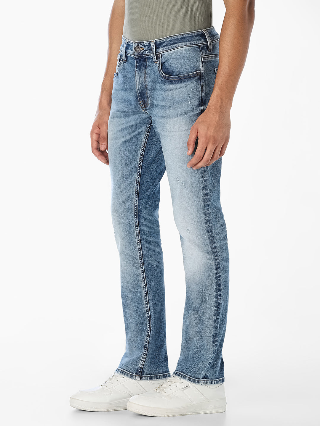 Light Blue Regular Fit Jeans