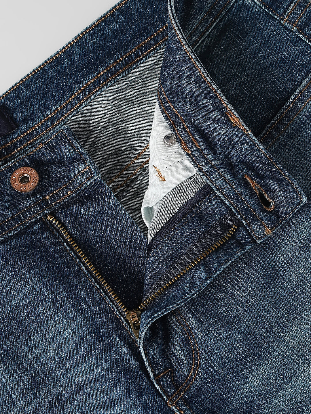 Blue Washed Regular Fit Jeans