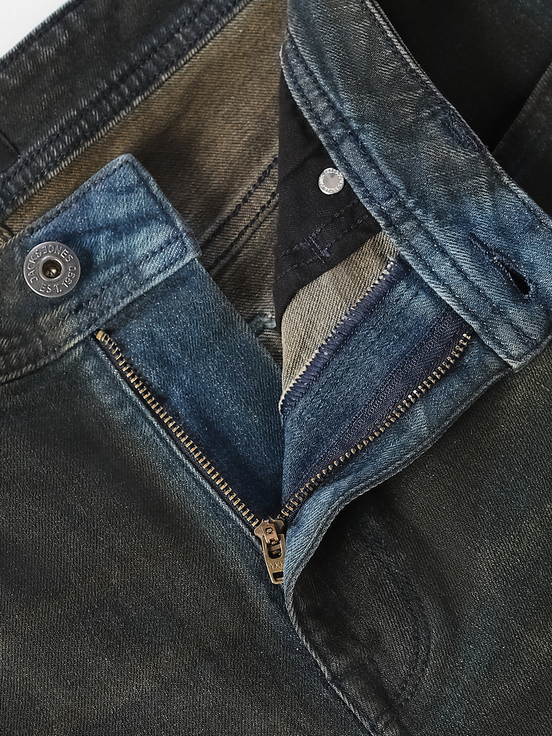 Blue Washed Bootcut Jeans