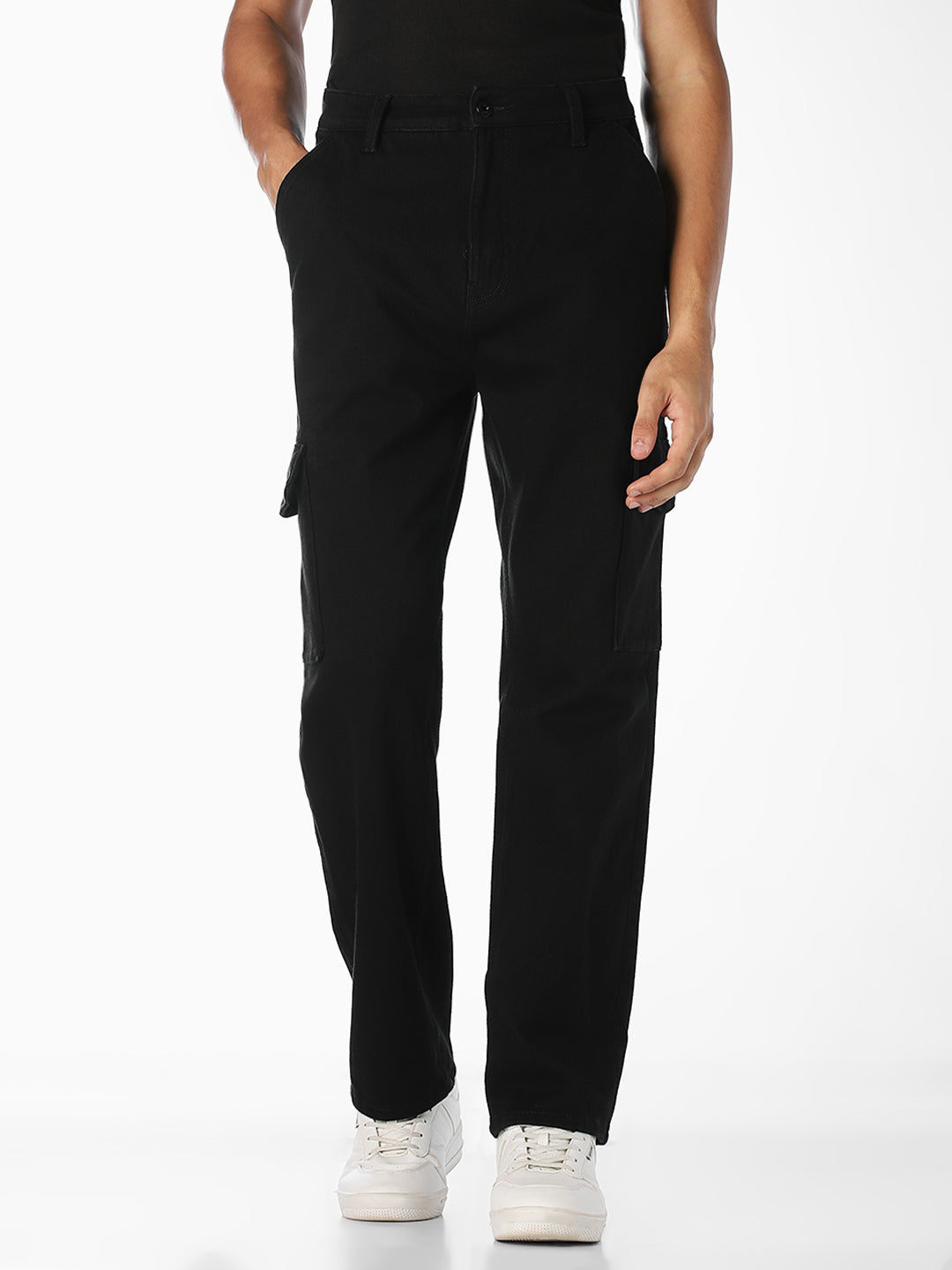 Black Dario Cargo Jeans