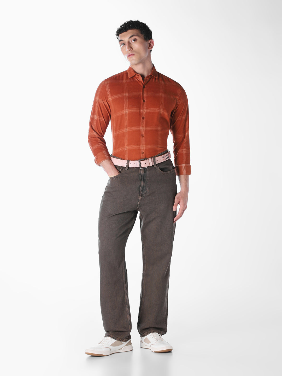 Brown Dario Loose Fit Jeans