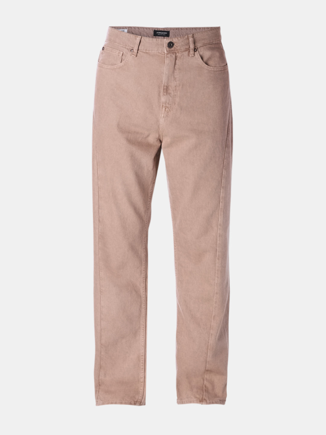Tan High Rise Dario Loose Fit Jeans