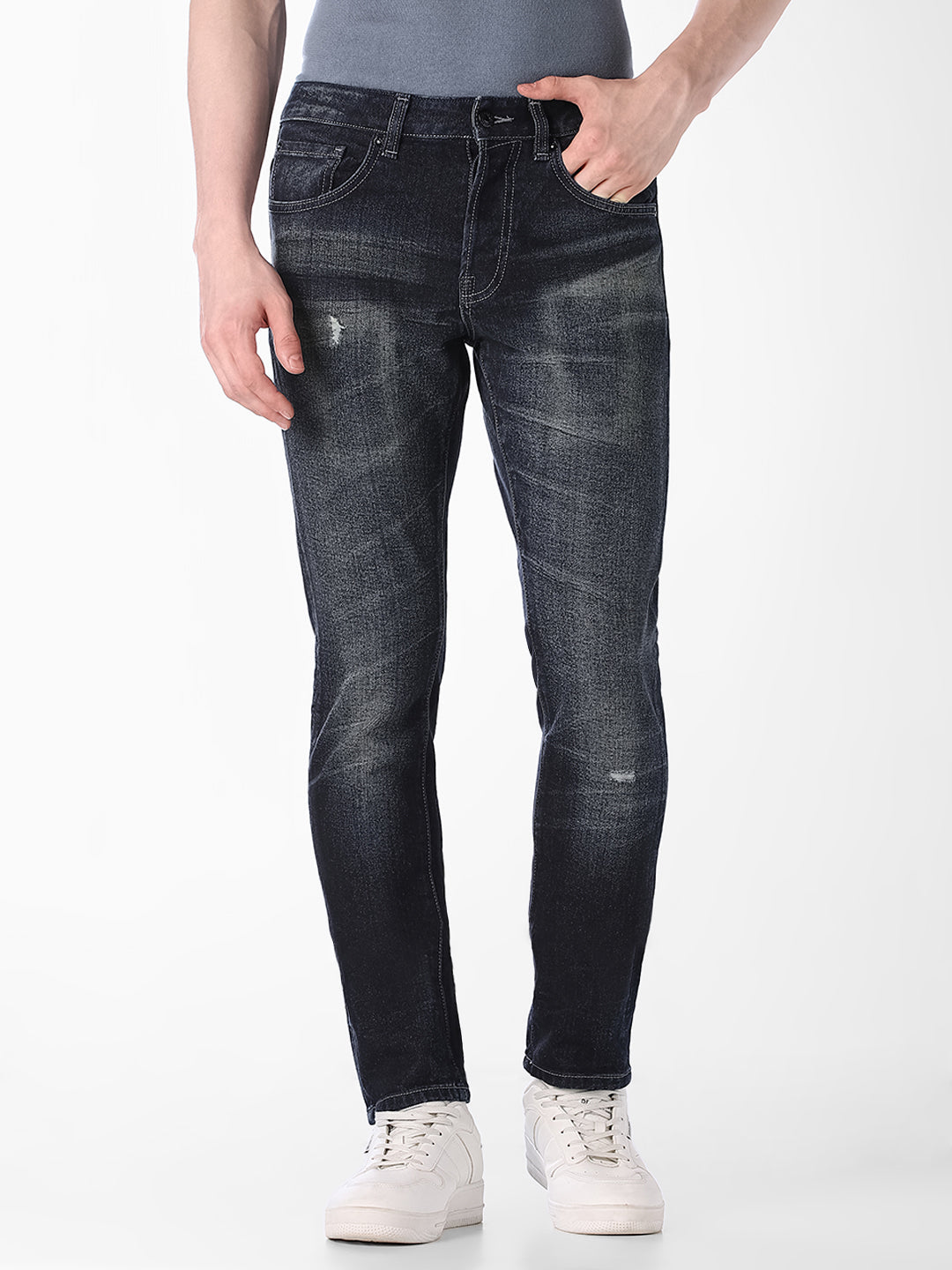 Distressed Glenn Slim Fit Jeans