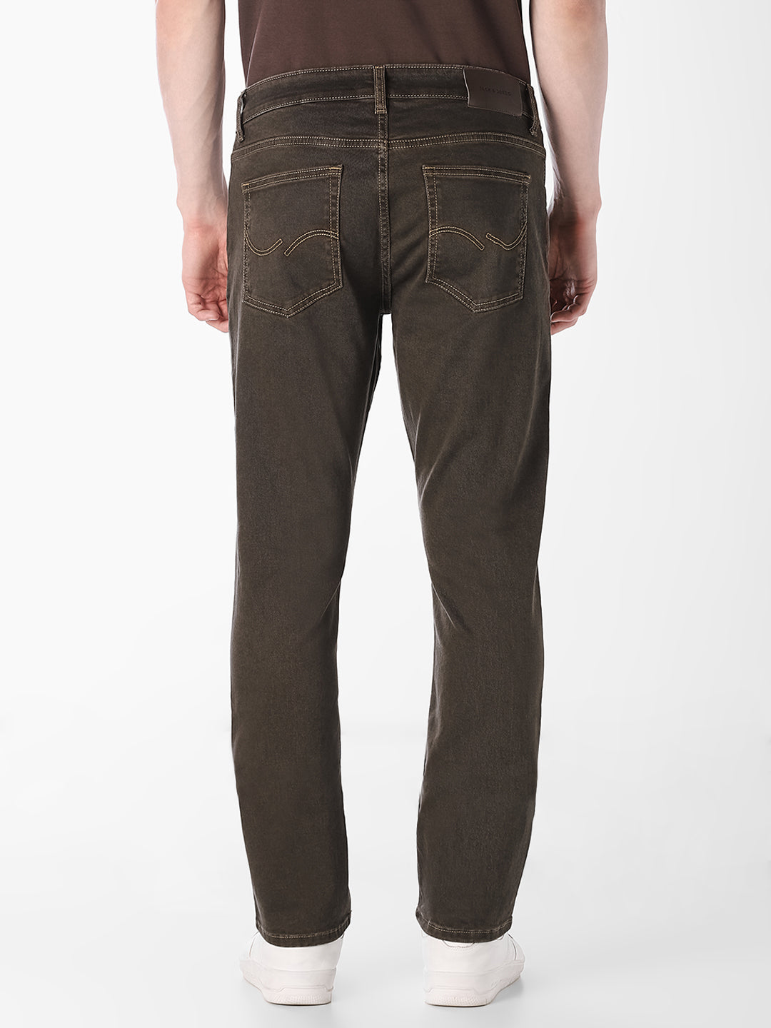 Dark Olive Clark Regular Fit Jeans