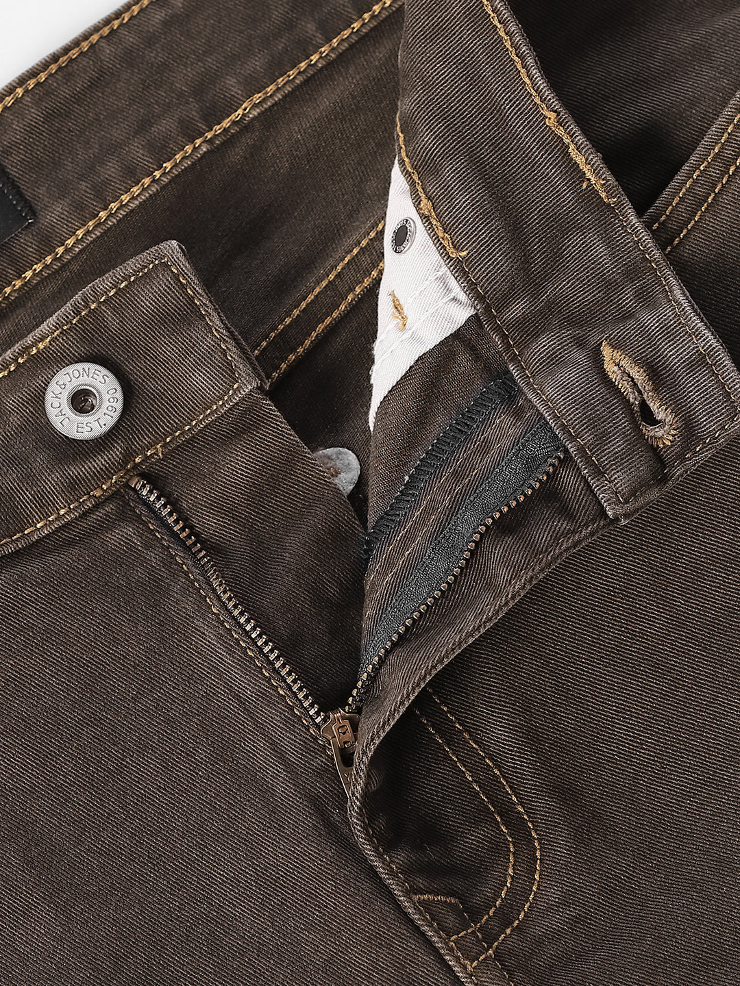 Dark Olive Clark Regular Fit Jeans