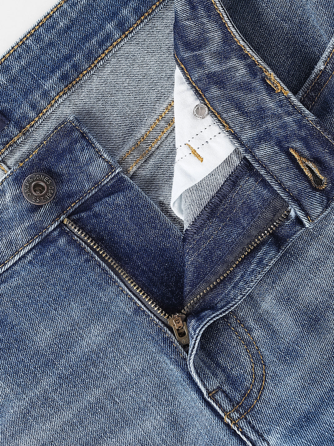 Blue Washed Clark Regular Fit Jeans