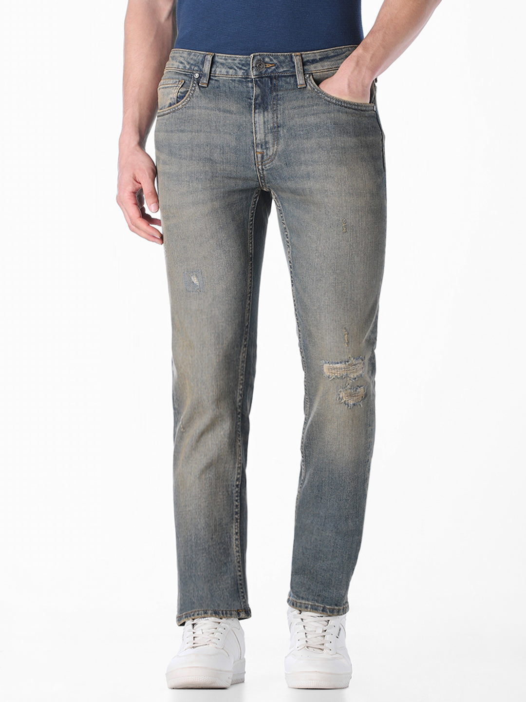 Blue clark regular fit jeans