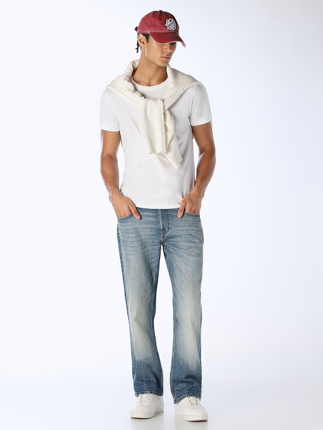 Vintage Light Wash Bootcut Jeans