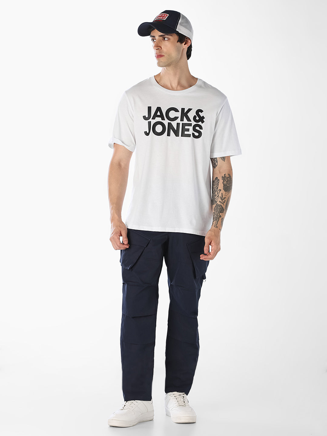 Navy Blue Cargo Pants