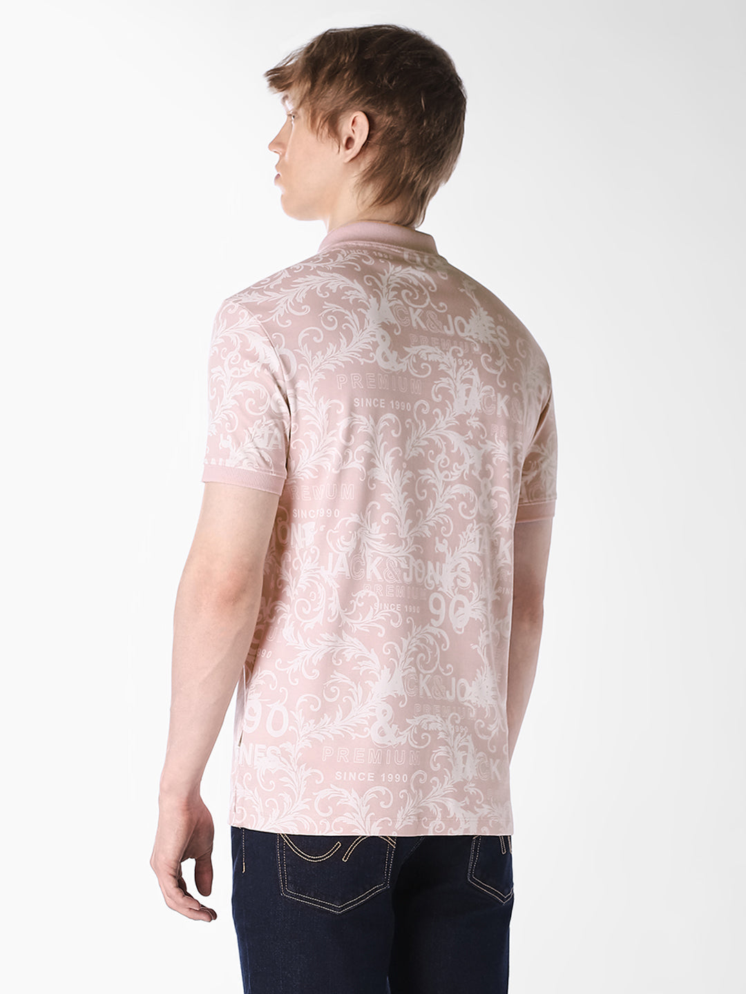 Printed Cotton Polo