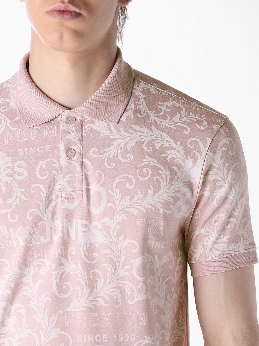 Printed Cotton Polo