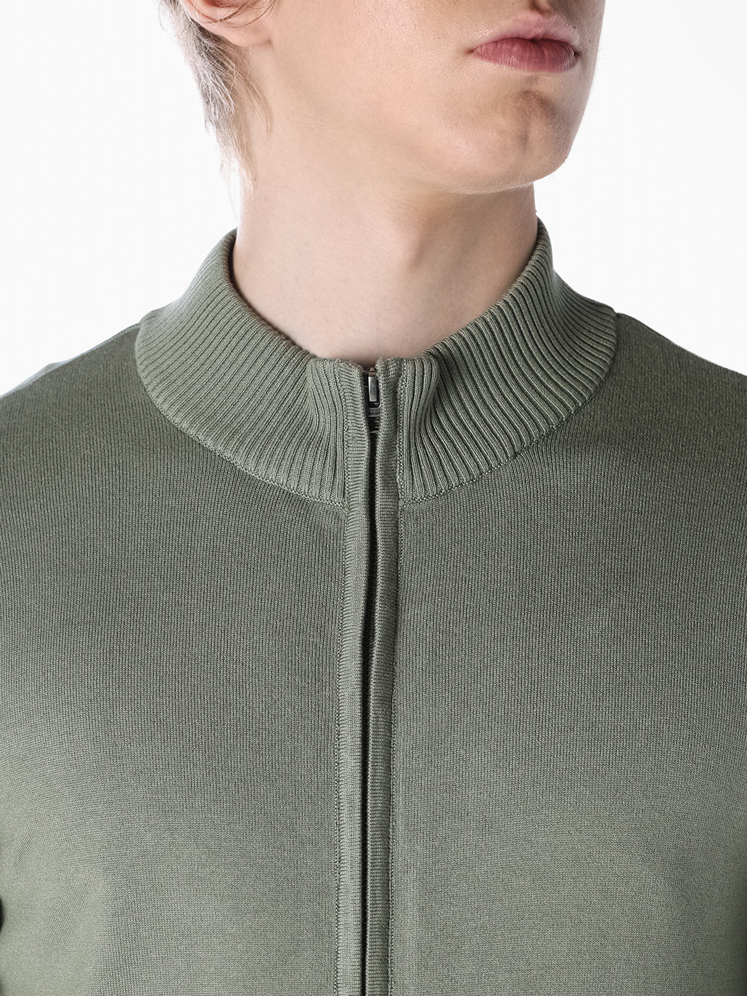 Full Zip Knitted Jacket